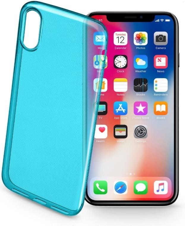 CELLULAR LINE Custodia cover per iPhone X ultra slim Cellular Line Color Case verde